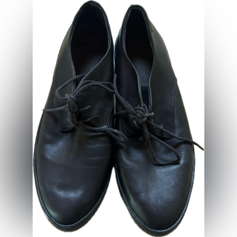 CAMPER Plattorm Black Leather Sneakers